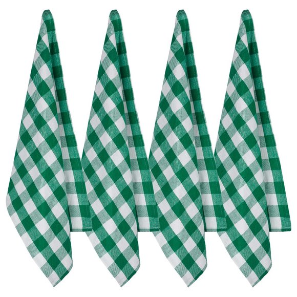 100% Set of 4 Pack Kitchen Buffalo Check Plaid, 20''*30 Inch BLACK FRIDAY CYBER - Picture 1 of 3